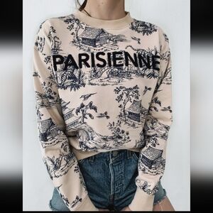 Ellandemm Parisienne Jungle Print Sweatshirt